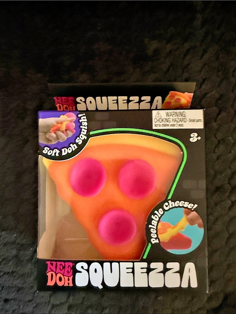 Nee Doh Squeezza Soft NeeDoh Squeezable Pizza Toy NWT